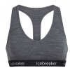 Icebreaker Wmns Sprite Racerback Bra - Gristone HTHR