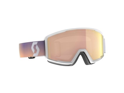 lyzarske bryle scott factor pro white soft pink