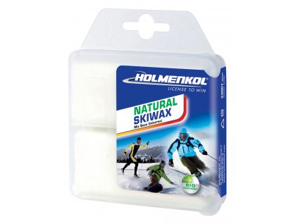 6254 holmenkol natural skiwax bar 2x35g