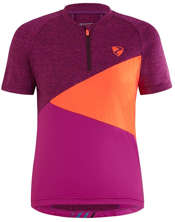 ZIENER dres NACIS JUNIOR - Purple/Orange Velikost: 164