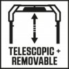 ICON telescopic removable