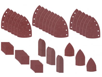 Súprava brúsnych papierov 80 ks