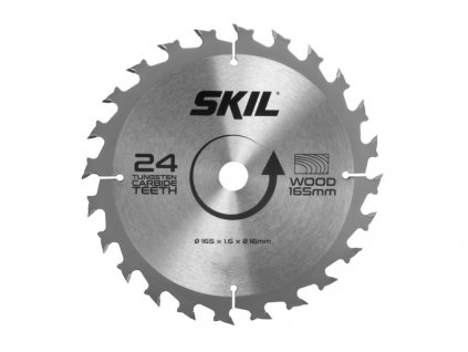 Pílový kotúč 165mm KARBID 24z