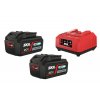 Set batérií 2x 20V 4,0 Ah a nabíjačky
