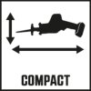 Chvostová AKU píla "Compact"
