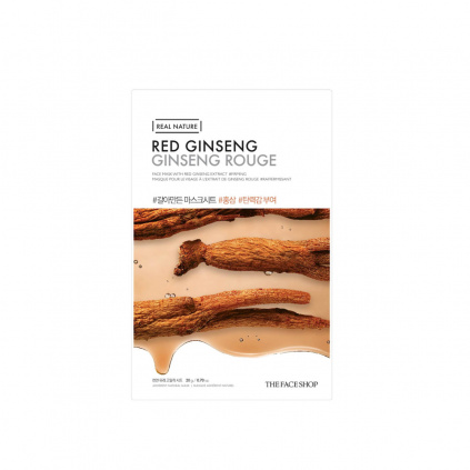 THEFACESHOP Real Nature Red Ginseng Mask 20g