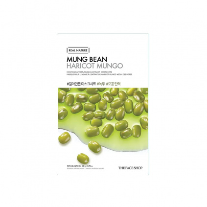 THEFACESHOP Real Nature Mung Beans Mask 20g