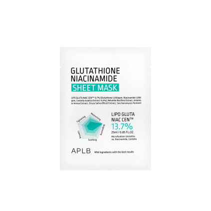 APLB Glutathione Niacinamide Sheet Mask