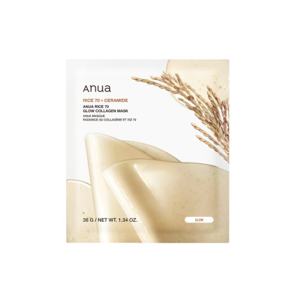 Anua Rice 70 Glow Collagen Mask