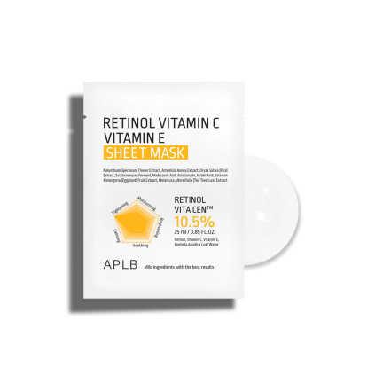 APLB Retinol Vitamin C Vitamin E Sheet Mask