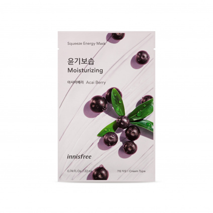 Innisfree Squeeze Energy Acai Berry Mask 22ml