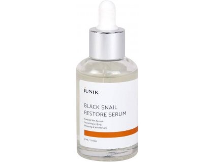 IUNIK BLACK SNAIL RESTORE SERUM 50ml spevňujúce a regeneračné pleťové