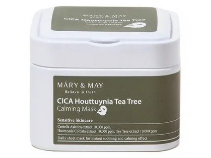 MARY&MAY CICA Houttuynia Tea Tree Calming Mask 400g30ks sada