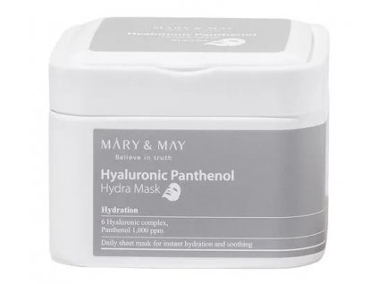 MARY&MAY Hyaluronic Panthenol Hydra Mask 400g30ks sada hydratačných