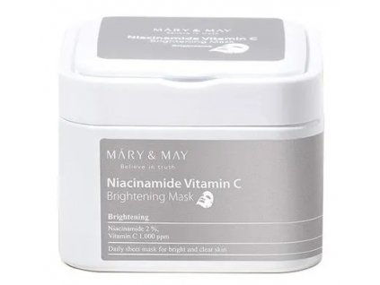 MARY&MAY Niacinamide Vitamin C Brightening Mask 400g30ks sada