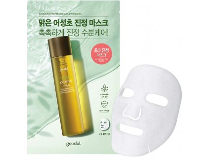 goodal Houttuynia Cordata Calming Mask 30g1kus upokojujúca plátenná pleťová