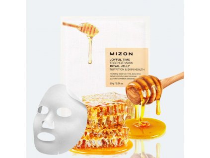 MIZON Joyfull Time Essence Mask Royal Jelly 23g1kus plátenná pleťová maska s