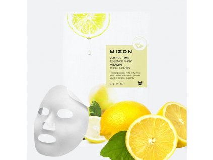 MIZON Joyfull Time Essence Mask Vitamin 23g1kus plátenná pleťová maska s vitamínom C