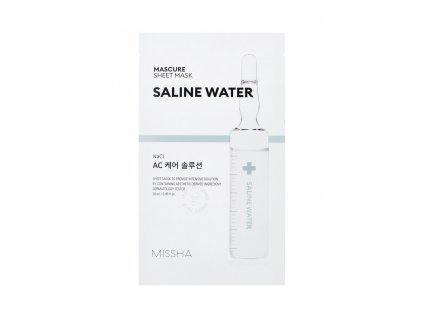 MISSHA Mascure AC Care Solution Sheet Mask Saline Water 28ml1kus anti akné
