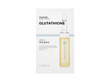 MISSHA Mascure Whitening Solution Sheet Mask Glutathione 28ml1kus