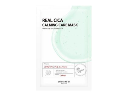 Somebymi Real Cica Calming Care Mask plátenná pleťová maska s extraktom zo