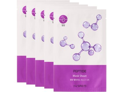 the SAEM BIO SOLUTION Nourishing Peptide Mask Sheet výživná pleťová textilná maska 20g/1kus