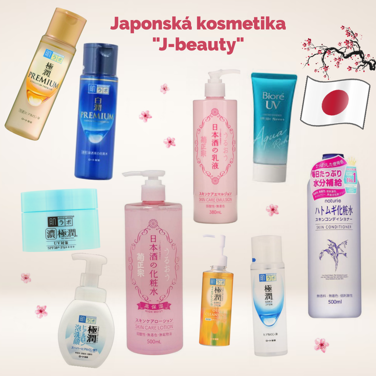 Japonská kosmetika - hydratovaná a sjednocená pleť