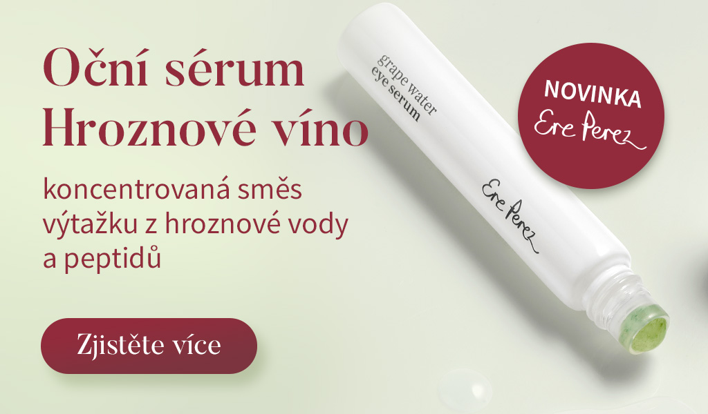 Přírodní oční sérum Ere Perez novinka Hroznové víno