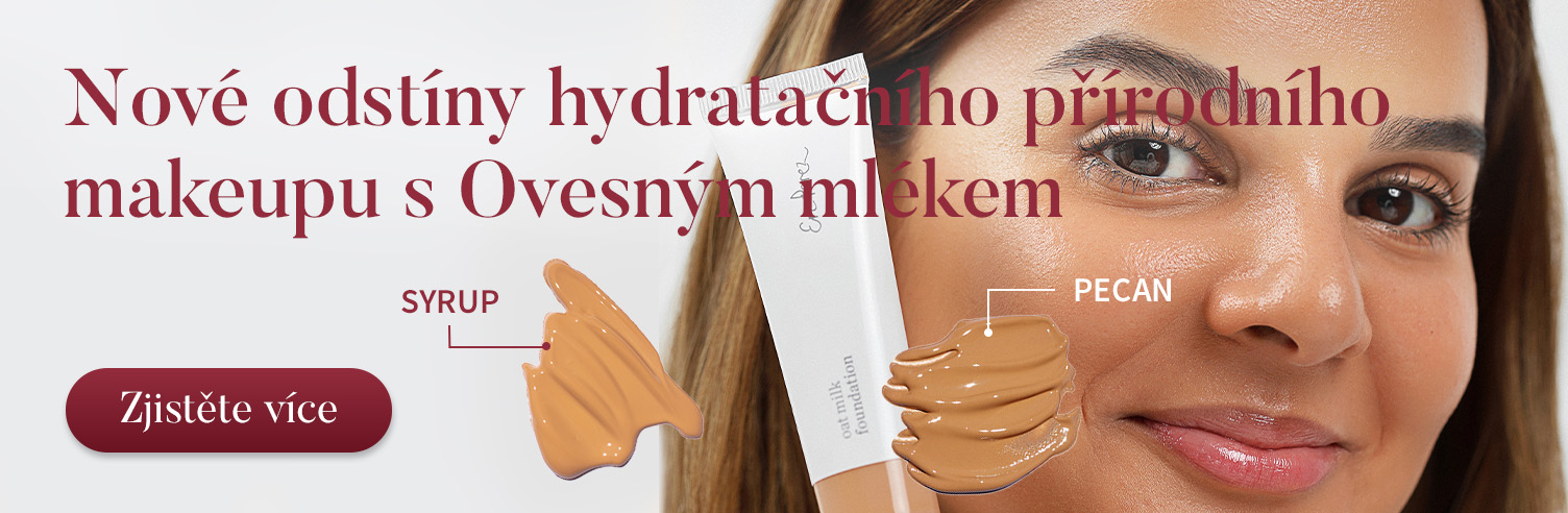 Nové odstíny přírodních hydratačních makeupů s ovesným mlékem