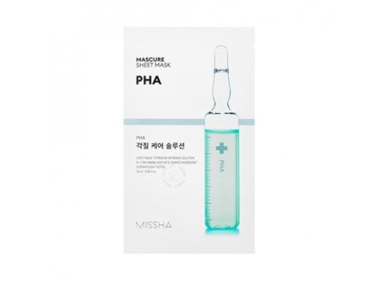 missha mascure solution sheet mask pha 1pc 414