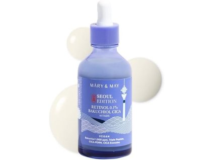 Mary&May Seoul Edition Vegan Retinol 0.1% Bakuchiol CICA Serum, 80ml, skinlovers.sk