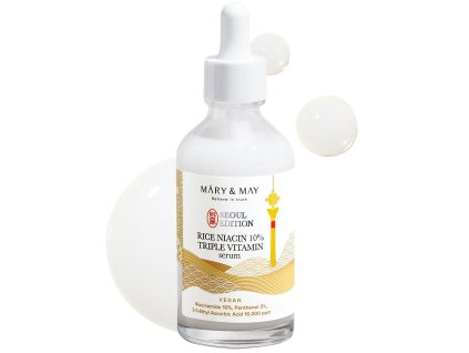 Mary&May Seoul Edition Vegan Rice Niacin 10% Triple Vitamin Serum, 80ml, skinlovers.sk