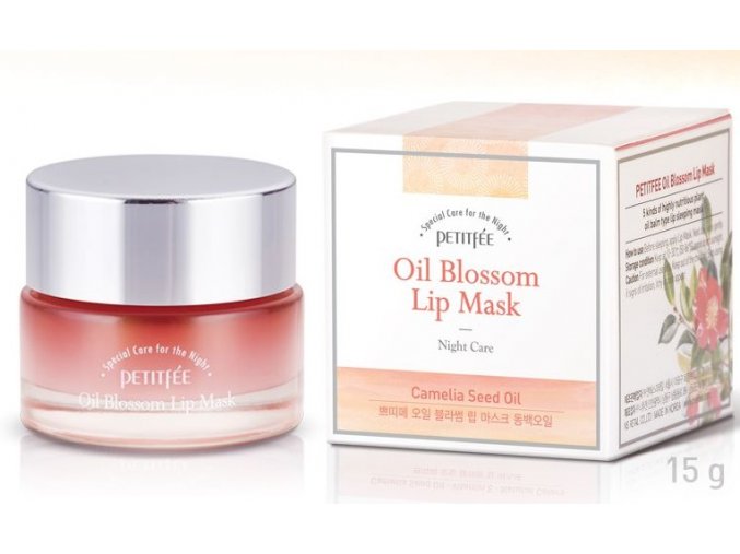 Petitfee Oil Blossom Lip Mask 15 g camelia