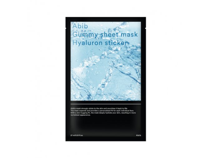 abib gummy sheet mask hyaluron sticker 1pc 379