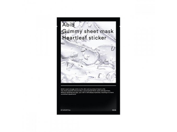 abib gummy sheet mask heartleaf sticker 1pc 93