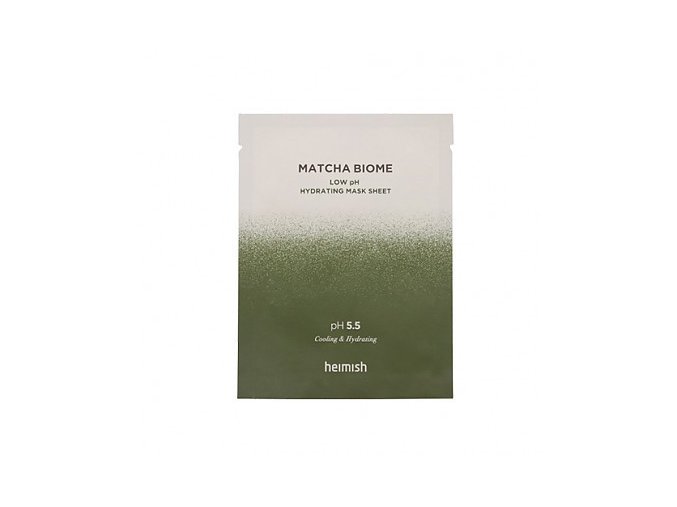 heimish matcha biome low ph hydrating mask sheet