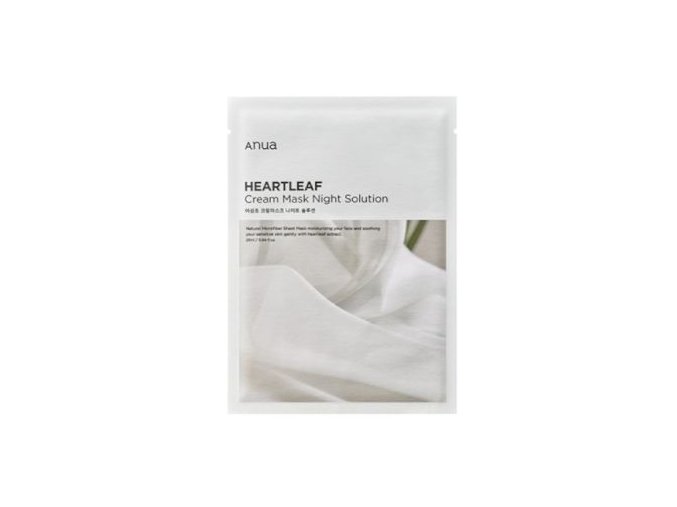 anua heartleaf cream mask night solution 1pc 806