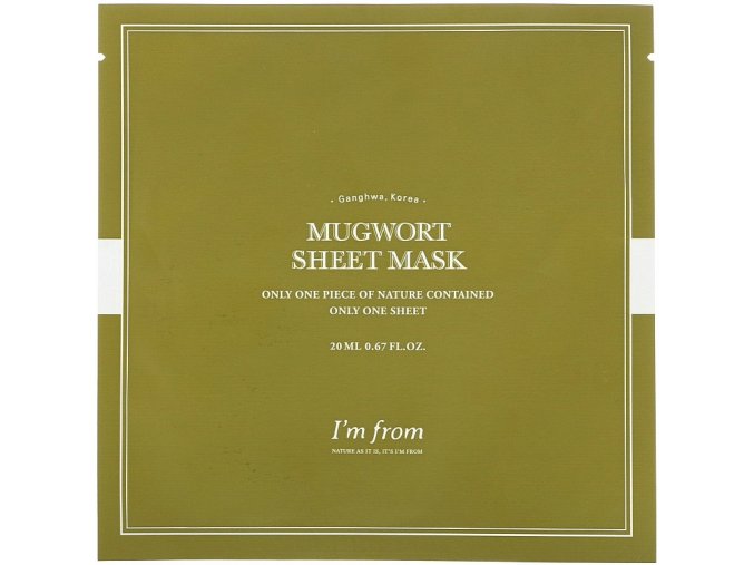 11907 im from mugwort sheet mask