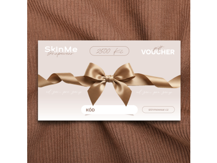 voucher 2500 czk