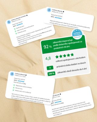 Tyhle recenze nejsou jen slova, jsou to příběhy vás, které s námi píšete. ⭐️ Od úplných začátků e-shopu sbíráme každou...