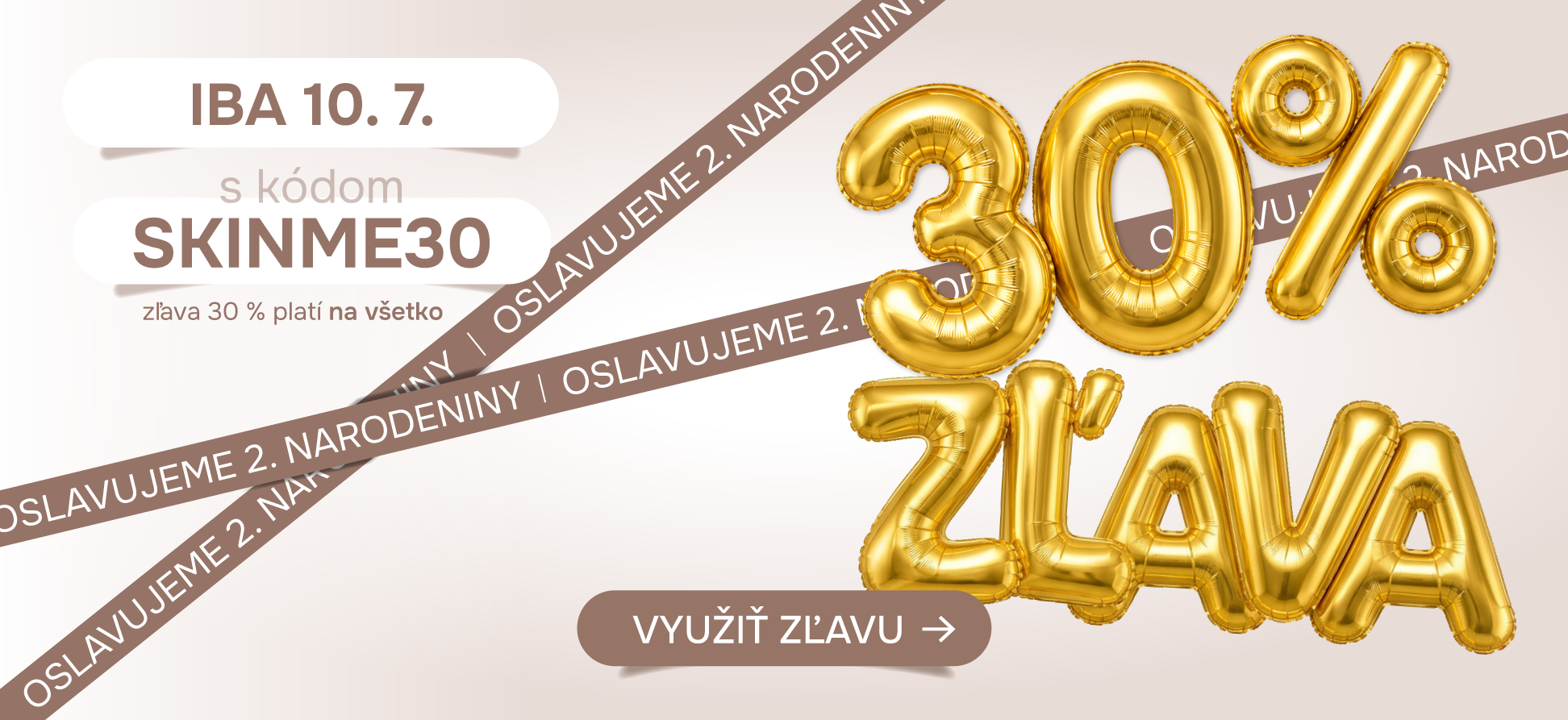 Narodeniny zľava 30%