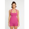 Tvarující letní overál s holými zády, RŮŽOVÝ (velikost ostatní M/L)