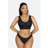 Formující podprsenka s vysokou podporou, ČERNÁ (Velikost 3XL)