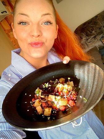 Čočka beluga s marinovaným tofu