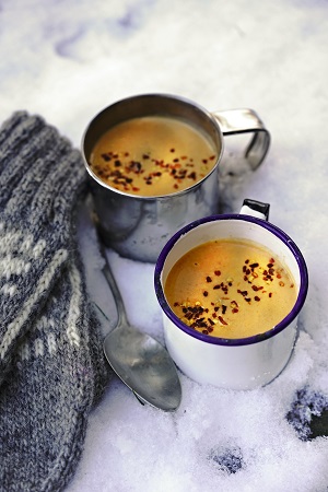 Zahřívací mrkvová polévka