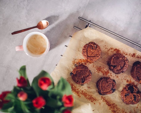 Ořechovo-čokoládové sušenky