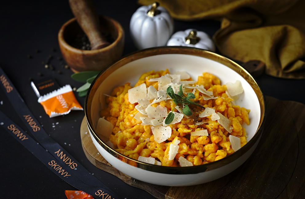 Dýňové špecle se šalvějí