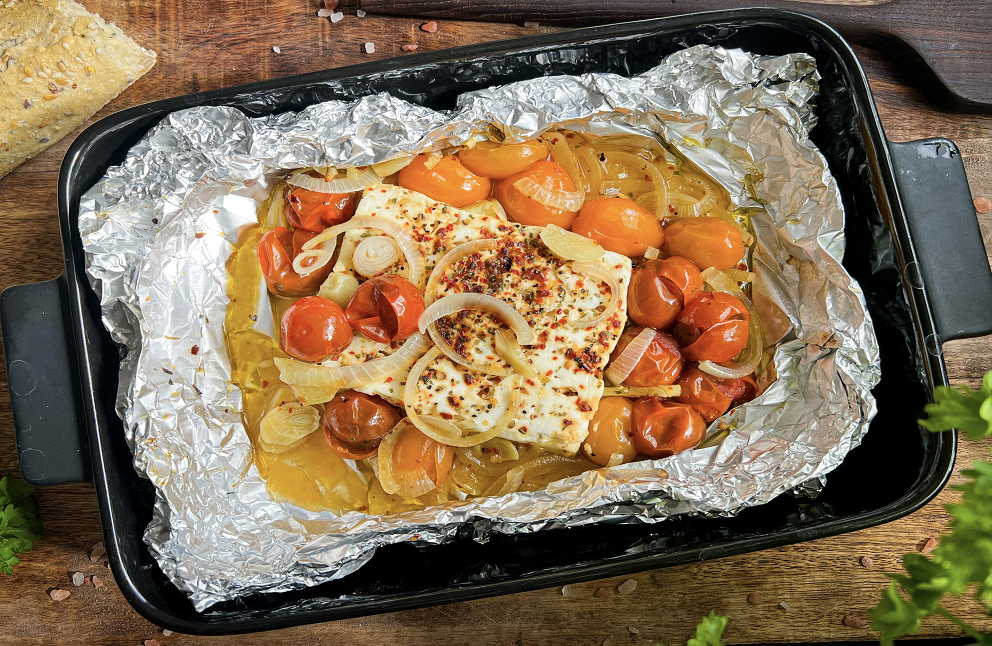 Feta pečená v alobalu