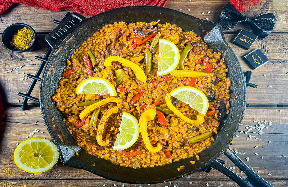 ŠPANĚLSKÁ PAELLA S KUŘECÍM MASEM