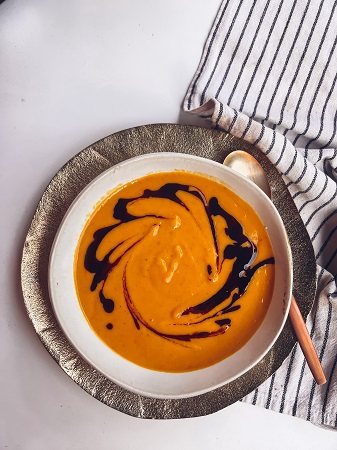 Dýňová polévka na indický způsob